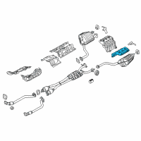 OEM 2015 Hyundai Equus Protector-Heat Rear, LH Diagram - 28795-3M000