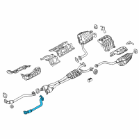 OEM 2012 Hyundai Sonata Exhaust Pipe Diagram - 286103T120