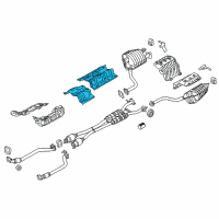OEM 2015 Hyundai Equus Panel-Heat Protector, Center Diagram - 28793-3N000