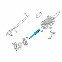 OEM Cadillac CT6 Upper Shaft Diagram - 84096842