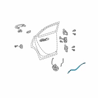 OEM Chevrolet Lock Cable Diagram - 20859591