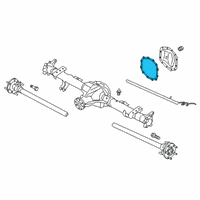 OEM 2022 Ford Ranger Axle Housing Gasket Diagram - KB3Z-4036-A