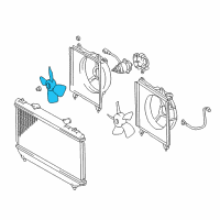 OEM 1998 Toyota Camry Fan Blade Diagram - 88453-33010