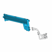 OEM Chrysler Transmission Oil Cooler Diagram - 68183728AB