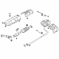 OEM 2021 Kia Sorento Gasket-Exhaust Pipe Diagram - 28751D4350