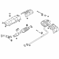 OEM 2022 Kia Niro EV Hanger-Exhaust Pipe Diagram - 28761C1000
