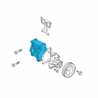 OEM Hyundai Tucson Cover-Water Pump Diagram - 25125-2G200