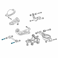 OEM 2020 Lexus UX250h Lateral Arm Bolt Diagram - 9011912436