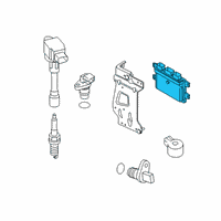 OEM 2018 Nissan Kicks Blank Engine Control Module Diagram - 23703-5RL0A