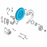 OEM 2017 Ford Focus Rotor Diagram - BV6Z-1125-E