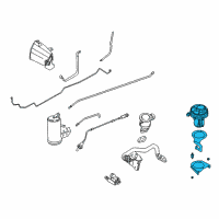 OEM 1998 BMW 318ti Air Pump Diagram - 11-72-1-433-818