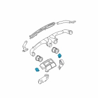 OEM 2008 Ford Mustang Motor Assembly Diagram - 6R3Z-19E616-B