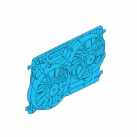 OEM Ford Escape Fan Assembly Diagram - EJ7Z-8C607-G