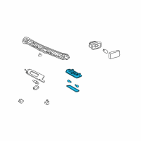 OEM 2003 Toyota Solara Map Lamp Assembly Diagram - 81260-14080-A2