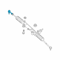 OEM 2007 Jeep Grand Cherokee Tie Rod-Outer End Diagram - 5143555AC