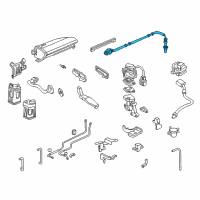 OEM 1995 Acura Legend Sensor, Passenger Side Oxygen Diagram - 36532-P5A-003