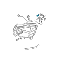 OEM 2013 Nissan Armada Bulb Diagram - 26717-ZR00A