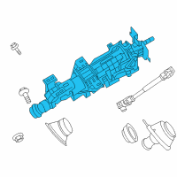 OEM Nissan Column Assy-Steering, Upper Diagram - 48810-JA06B