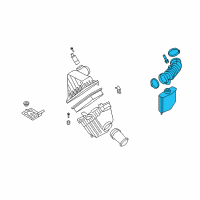 OEM Ford Freestyle Air Hose Diagram - 5F9Z-9B659-AA