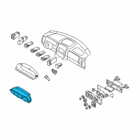 OEM Kia Sedona Meter Set Diagram - 0K52Y55430B