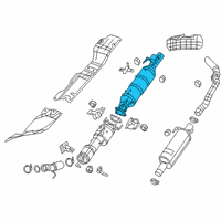 OEM 2019 Ram 2500 CONVERTER-CATALYTIC Diagram - 68267074AF