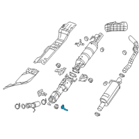 OEM 2022 Ram 3500 Bracket-Exhaust Diagram - 68140174AB