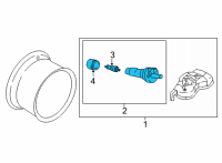 OEM 2019 Nissan Rogue Tpms Tire Pressure Monitoring Sensor Diagram - 40770-4CB0A