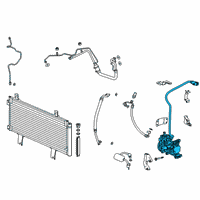 OEM Honda Accord Compressor Assy. Diagram - 38800-6C2-A02