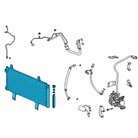 OEM 2019 Honda Accord Condenser Assy. Diagram - 80100-TWA-A01