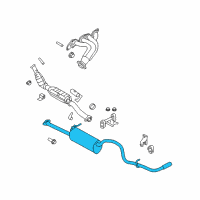 OEM 2005 Ford Ranger Muffler & Pipe Diagram - 7L5Z-5230-C