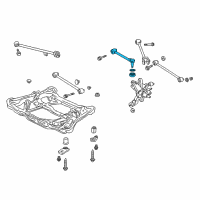 OEM 2005 Acura TL Arm Assembly, Rear (Upper) Diagram - 52390-SEP-A03