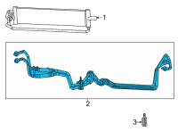 OEM Jeep TRANSLINE-Oil Cooler Pressure And Ret Diagram - 68481147AE