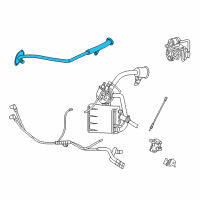 OEM 2002 Chrysler Sebring EGR Tube Diagram - 4591431AA