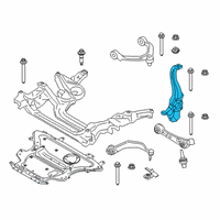 OEM 2018 BMW 530e Right Carrier Diagram - 31-20-6-884-386