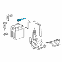 OEM Toyota Camry Negative Cable Diagram - 82165-06060