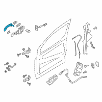 OEM 2013 Ford C-Max Handle, Outside Diagram - CV6Z-5422404-CA