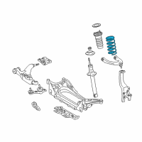 OEM 2011 Lexus IS350 Spring, Coil, Front Diagram - 48131-53320