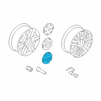 OEM 2007 Ford F-150 Center Cap Diagram - 6L3Z-1130-CA