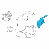 OEM 2009 BMW X6 Multi Function Switch Diagram - 61-31-9-169-074