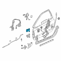 OEM 1993 Acura NSX Hinge B, Door Diagram - 67450-SL0-003