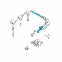 OEM 2002 Hyundai XG350 Cable Assembly-Spark Plug No.3 Diagram - 27440-39010