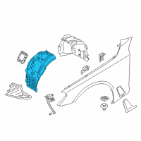 OEM BMW 750i Cover, Wheel Arch, Frontsection, Front Left Diagram - 51-71-7-340-193