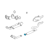 OEM 2010 Chevrolet Cobalt Converter & Pipe Gasket Diagram - 15946637