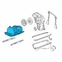 OEM 1996 Dodge B2500 Intake Manifold Diagram - 4713155AB