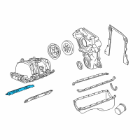 OEM 1999 Dodge Ram 1500 Gasket Pkg-Intake Manifold Pan Diagram - 53006601AB