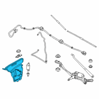 OEM 2022 BMW M850i xDrive WINDSHIELD CLEANING CONTAINE Diagram - 61-66-9-478-625