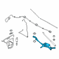 OEM 2021 BMW M850i xDrive Gran Coupe WIPER SYSTEM, COMPLETE Diagram - 61-61-9-851-576