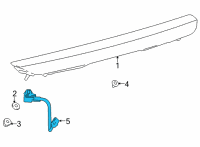 OEM Lexus Wire, Lamp Diagram - 82214-11020