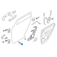 OEM 2015 Ford Fusion Door Shell Cap Diagram - 3M8Z-5423550-A