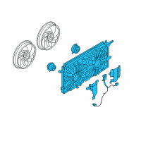 OEM 2008 Chevrolet Uplander Shroud Assembly Diagram - 15907033